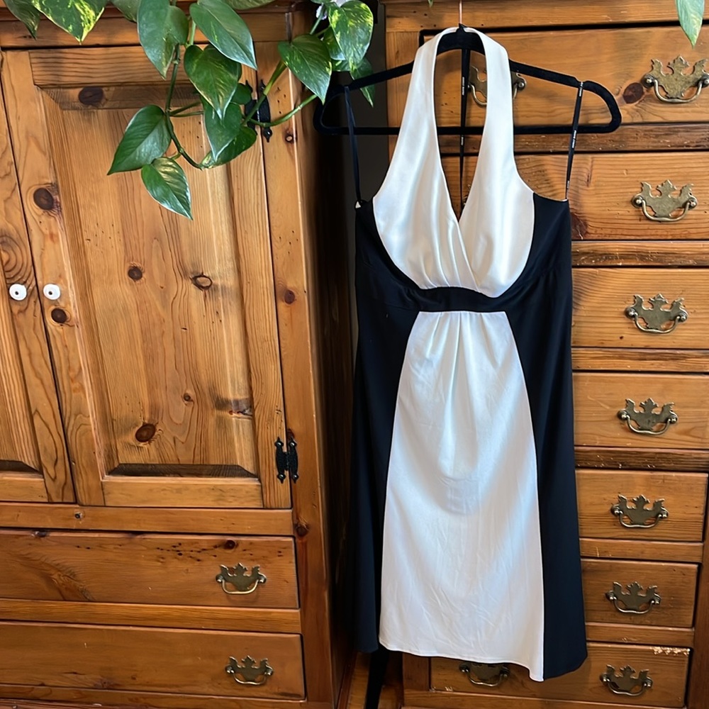 Frank Lyman stretchy backless dress